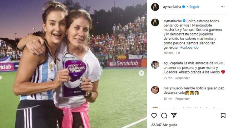 Luciana Aymar's post with Gabriela Pando. Luciana Aymar's post with Gabriela Pando.