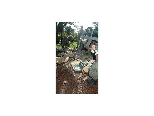 Misiones: Gendarmería secuestró más de dos toneladas de droga