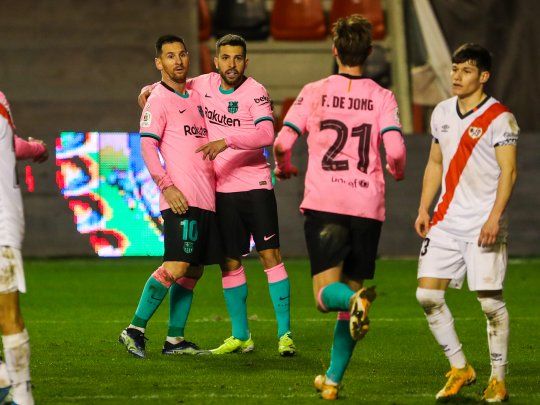 Messi volvió tras la suspensión y marcó un gol.