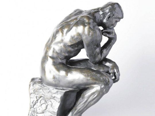 El pensador. Una de las figuras más emblemáticas del arte occidental.