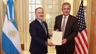 Pablo Quirno junto a Peter Lamelas.  Pablo Quirno junto a Peter Lamelas.