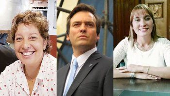 Arabela Carreras, Martín Soria y Lorena Matzen.&nbsp;