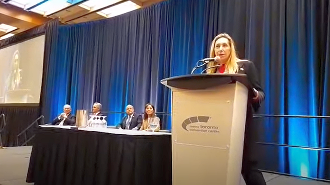 PDAC 2025 de Canadá. Karina Milei inauguró el Argentina Day en Toronto. Gracias por confiar en la Argentina, que estamos cambiando. Estamos haciendo una Argentina grande, afirmó ante inversores.