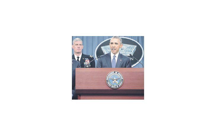 El presidente Obama habló en el Pentágono sobre el Estado Islámico, pero luego se abocó a la crisis griega y la amenaza sobre la eurozona.