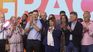 Patricia Bullrich junto a Mauricio Macri, Horacio Rodríguez Larreta, Luis Petri y otros referentes de Juntos por el Cambio.&nbsp;