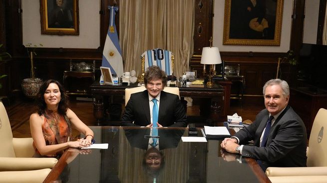 El encuentro se llevó a cabo en la oficina presidencial de Casa Rosada.