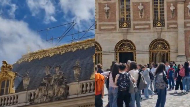 Cientos de turistas evacuaron el lugar. 