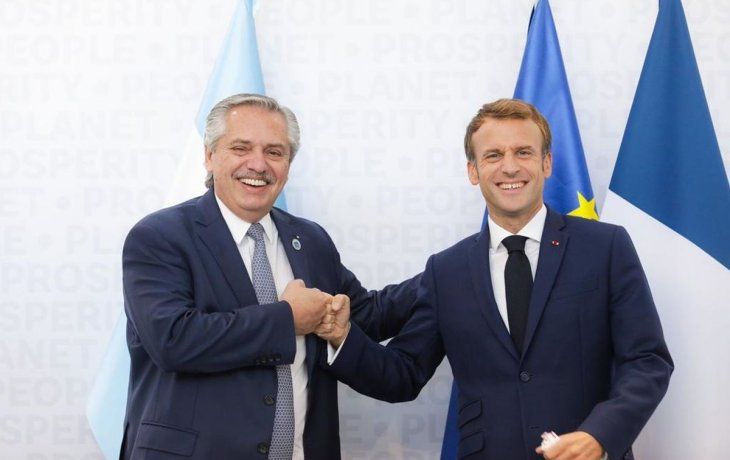 Alberto Fernández saludó a Emmanuel Macron: La fuerza de los demócratas vuelve a ser mayoría política en Francia