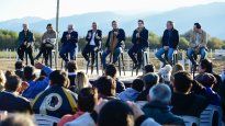 Sergio Massa y Wado De Pedro recorrieron Catamarca con Raúl Jalil.