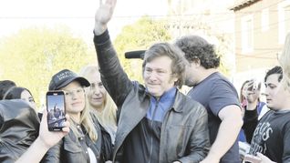 Respuestas. Milei señaló ayer que Macri no está al frente de la campaña de cara al balotaje.