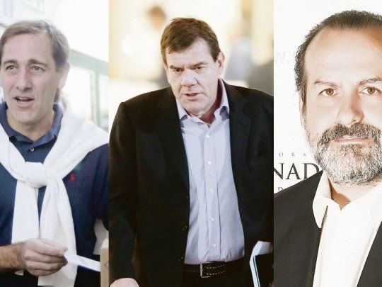 Julio Garro,&nbsp;Guillermo Montenegro y&nbsp;Federico Susbielles.