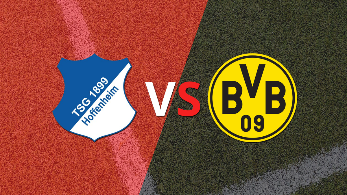Hoffenheim and Borussia Dortmund equalize at the PreZero Arena stadium