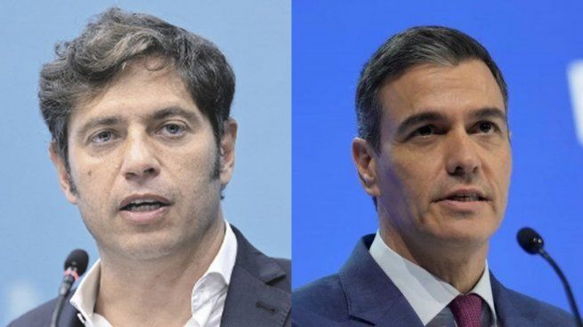 Axel Kicillof envió su apoyo al presidente de España en medio del escándalo por corrupción