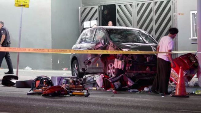 El incidente ocurrió pasadas las 2 de la mañana hora local.