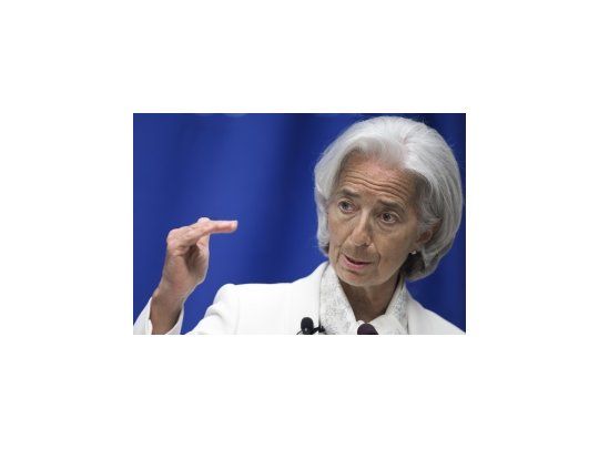Christine Lagarde, titular del FMI.