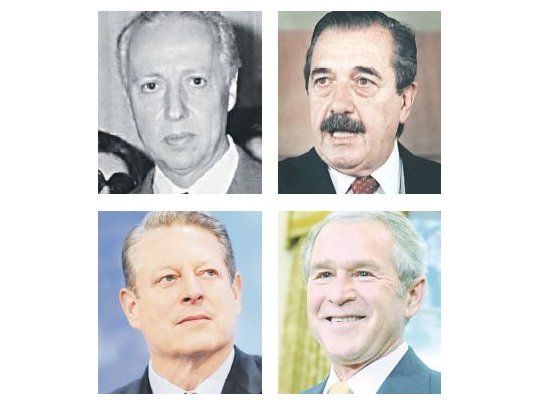 Comparaciones como siempre odiosas para el domingo: Luder y Alfonsín de 1983 y la de Gore y Bush (h), definida por penales en EE.UU.