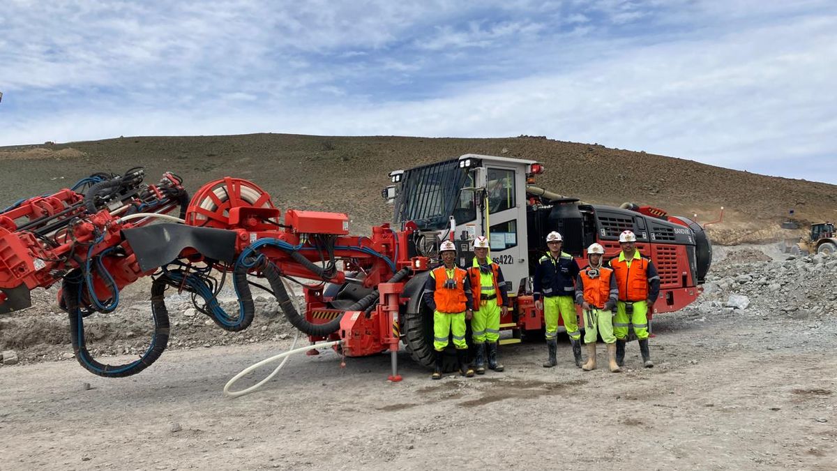 They apply advanced automation in underground mining for the first time in the country