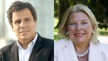 Facundo Manes y Elisa Carrió.