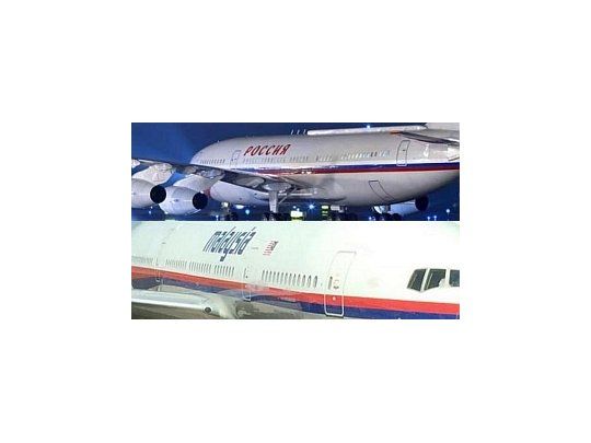 La comparación de uno y otro avión. (Foto: @ActualidadRT)
