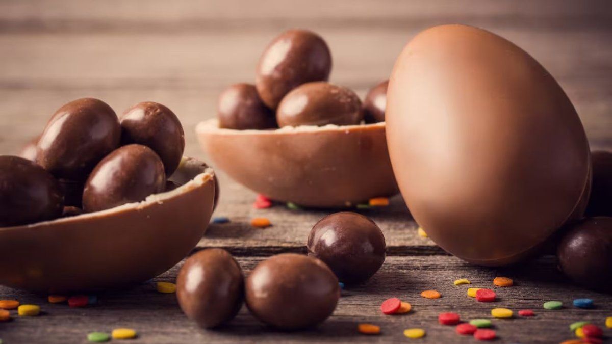 Why are chocolate eggs eat in Holy
