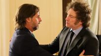 Luis Lacalle Pou y Javier Milei.&nbsp;
