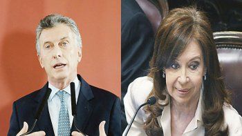 &nbsp;Mauricio Macri y&nbsp; Cristina de Kirchner