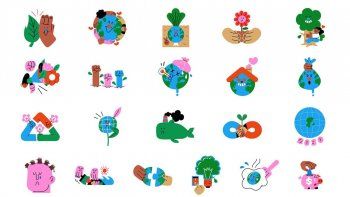 Los nuevos stickers de WhatsApp.