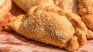 Textured soy empanada. Textured soy empanada.