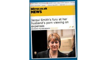 ámbito.com | Los diarios ingleses reflejaron en sus ediciones el escándalo que golpea a la ministra Jacqui Smith.