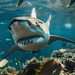 Descubren rastros de drogas en tiburones Descubren rastros de drogas en tiburones