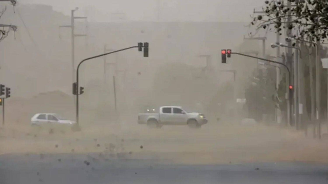 Los vientos en Chubut superaron los 140 kilómetros por hora.