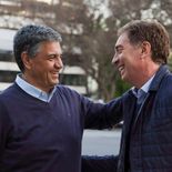 El ministro de Interior, Diego Santilli, junto al jefe de Gobierno de la Ciudad de Buenos Aires, Jorge Macri. El ministro de Interior, Diego Santilli, junto al jefe de Gobierno de la Ciudad de Buenos Aires, Jorge Macri.