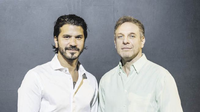 consentimiento. Bruno Pedicone y Diego Gentile, dos de sus actores.