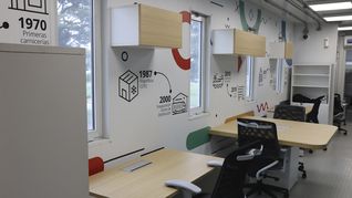 Interior del data center que inauguró la cadena de supermercados Coto.