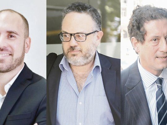 Mart&iacute;n Guzm&aacute;n, Mat&iacute;as Kulfas y Miguel Pesce.