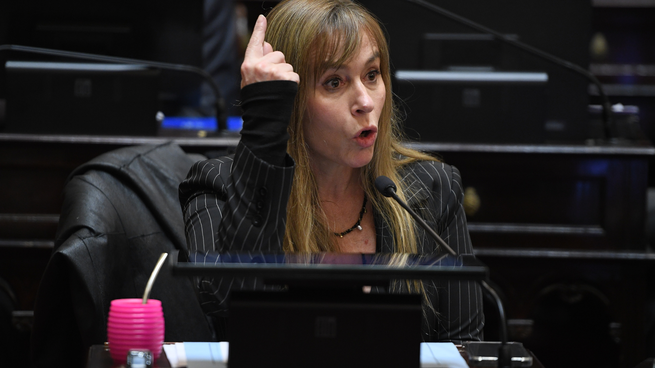 La senadora de UP Juiana Di Tullio explotó contra Javier Milei: es un degenerado social.