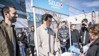 Candidatos de recorrida por Hurlingham.
