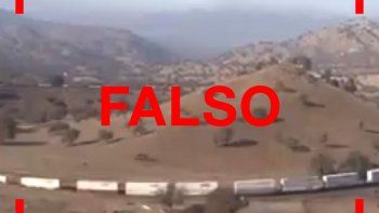 no, el video viral del tren que circula por una montana no fue filmado en la argentina sino en los estados unidos