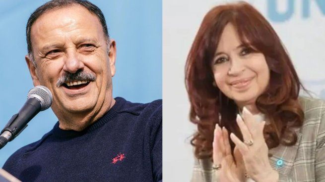 Ricardo Quintela y Cristina Kirchner.