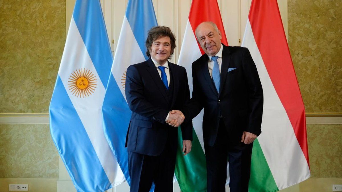 En la previa del encuentro con Viktor Orb�n, Javier Milei mantuvo una reuni�n bilateral con el presidente de Hungr�a