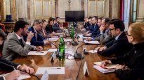 Mondino mantuvo una agenda especial en Italia.