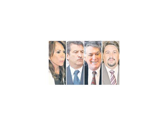 Olga Riutort, Sergio Urribarri, Jorge Ferreira, Maurice Closs