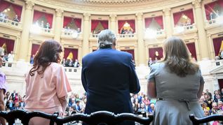 alberto inauguro las sesiones en el congreso, con un discurso que genero tension con la corte y la oposicion