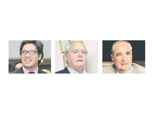 Germán Garavano, Federico Pinedo y Esteban Righi
