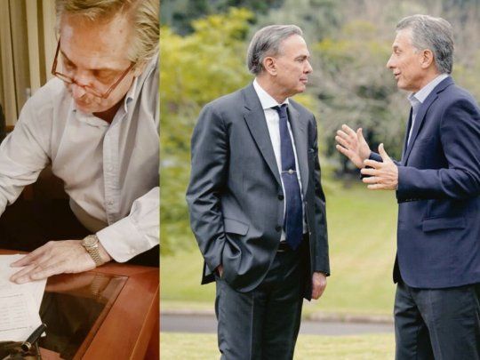 Firma. Alberto Fernández, que mañana irá a Tucumán, firmó el sábado por la noche como candidato presidencial. Macri y Pichetto, los rivales.