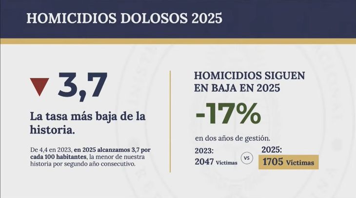 Los homicidios descendieron en el último año. Los homicidios descendieron en el último año.