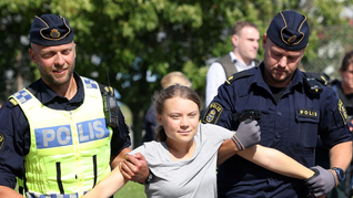 Nueva detención para Greta Thunberg.&nbsp;