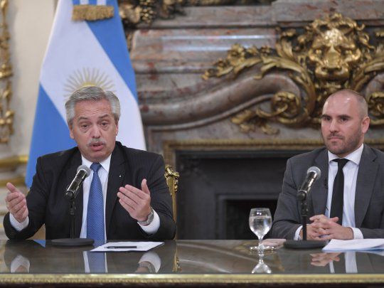 Alberto Fernandez Presidentey Martin Guzmán