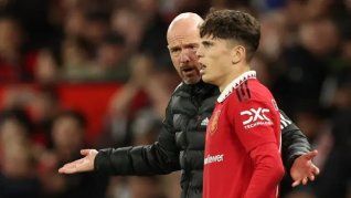 garnacho se quedaria afuera del mundial sub-20, segun el dt del manchester united