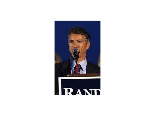 Rand Paul, ganador de las elecciones primarias del Partido Republicano en Kentucky.